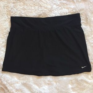 Nike Black Fit Dry Skirt (Tennis Skirt)